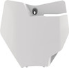 Polisport - 8666200001 - Number Plate - OEM White - SX 85