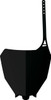 Polisport - 8666300002 - Number Plate - Restyle - Black - CR 125R/250R