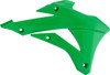 Polisport - 8417300004 - Radiator Cover - OEM Green - KX 85/100