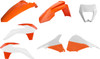 Polisport - 90878 - Restyled Body Kit - Orange/White - EXC/EXC-F