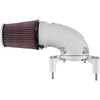  K&N - Satin Silver Aircharger® Intake System W/ Cast Aluminum Intake Tubes fits '01-'17 Twin Cam EFI Models - Cable Throttle² 