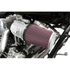 K&N - Satin Silver Aircharger® Intake System W/ Cast Aluminum Intake Tubes fits '08-'17 Twin Cam - Electronic Throttle²