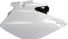 Polisport - 8604300001 - Side Panels - OEM Black/White - WRF 250/450