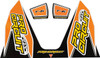 Pro Circuit - DC22T6-ORANGE - T-6 Decal - Orange