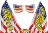 Pro Circuit - DC22TI6-SS - Ti-6 Decal - Stars and Stripes