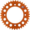 Renthal - 491--415-38P-OR - Rear Sprocket - Aluminum - 38 Tooth - Orange - Gas Gas/Husqvarna/KTM