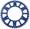 Sunstar Sprockets - 5-359250BL - Rear Sprocket - 50 Tooth - Honda/Yamaha - Works/Blue