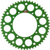Renthal - 112U-520-53GEGN - Rear Sprocket - Aluminum - 53 Tooth - Green - Kawasaki