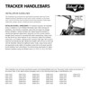 Biltwell - Chrome 1" Tracker High Handlebars w/ TBW Plugs 