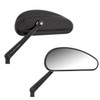 Arlen Ness Downdraft Forged Mirrors Black Anodized
