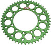 Renthal - 191U-420-50GEGN - Rear Sprocket - Aluminum - 50 Tooth - Green - Kawasaki