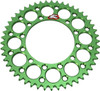 Renthal - 191U-420-49GEGN - Rear Sprocket - Aluminum - 49 Tooth - Green - Kawasaki