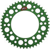 Renthal - 408U-420-47GEGN - Rear Sprocket - Aluminum - 47 Tooth - Green - Kawasaki/Suzuki
