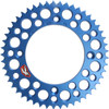 Renthal - 441U-428-49GPBU - Rear Sprocket - Aluminum - 49 Tooth - Blue - Gas Gas/Husqvarna/KTM