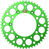 Renthal - 112U-520-50GEGN - Rear Sprocket - Aluminum - 50 Tooth - Green - Kawasaki