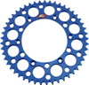 Renthal - 150U-520-49GBBU - Rear Sprocket - Aluminum - 49 Tooth - Blue - Yamaha