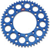 Renthal - 150U-520-52GBBU - Rear Sprocket - Aluminum - 52 Tooth - Blue - Yamaha