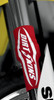Schampa & Dirt Skins - DSFRKSEAL11-3 - Fork Covers - 2 mm Neoprene - Red/White - 7.5" Standard