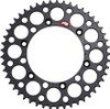 Renthal - 150U-520-49GBBK - Rear Sprocket - Aluminum - 49 Tooth - Black - Yamaha