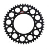 Renthal - 224U-520-49GPBK - Rear Sprocket - Aluminum - 49 Tooth - Black
