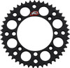 Renthal - 121U-428-47GPBK - Rear Sprocket - Aluminum - 47 Tooth - Black - Suzuki/Yamaha
