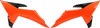 Ufo - KT05025#FFLU - Radiator Covers - Fluorescent Orange/Black - KTM