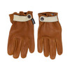 Deadbeat Customs - Ranger Deerskin Leather Gloves -  Tan/ White