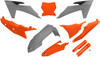 Ufo - KTKIT529F@555 - Body Kit - Gray/Orange - KTM - SX '23-'24