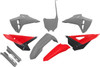 Ufo - HOKIT127F@555 - Body Kit - Gray/Red/Black - Honda - CRF