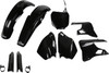 Ufo - YAKIT300F@001 - Body Kit - Black - Yamaha - YZ '00-'01