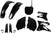 Ufo - YAKIT301F@001 - Body Kit - Black - Yamaha - YZ '02-'04
