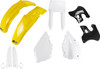 Ufo - SUKIT393F@999 - Body Kit - OEM Yellow/White/Black - Suzuki - RM '96-'98