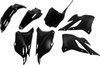 Ufo - KAKIT229@001 - Body Kit - Black - Kawasaki - KX