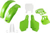 Ufo - KAKIT187F@999 - Body Kit - OEM Green/White - Kawasaki - KX '93-'95