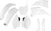 Ufo - YAKIT305F@046 - Body Kit - White - Yamaha - YZ '08-'09