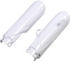 Ufo - YA04870046 - Fork Tube Protectors - White - YZ65