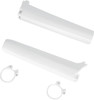 Ufo - SU02943041 - Fork Tube Protectors - White - RM - '92-'93