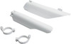 Ufo - SU03998-041 - Fork Tube Protectors - White - SUZ - '04-'05