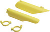 Ufo - SU03998-102 - Fork Tube Protectors - Yellow - SUZ - '04-'05