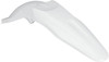 Ufo - KA03766-047 - MX Rear Fender - White - Kawasaki - KX '06-'08