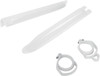 Ufo - KA03704280 - Fork Tube Protectors - White - KX125/250/500 - '96-'03