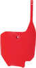 Ufo - HO03624-070 - Front Number Plate - '00-'06 OEM CR Red