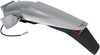 Ufo - KT03043340 - Enduro Rear Fender with Tail Light - Silver/Black