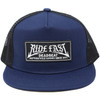  Deadbeat Customs - Ride Fast Snapback Hat W/ Underbrim - Navy 