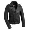  First Mfg. - Women's Popstar Motorcycle Leather Jacket - Black 