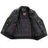  First Mfg. - Women's Popstar Motorcycle Leather Jacket - Black 