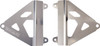 Works Connection - 18-710 - Radiator Brace Set - Silver - Honda