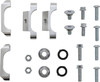 Works Connection - 18-B710 - Radiator Brace Set - Black - Honda