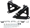 Works Connection - 18-B300 - Radiator Brace Set - Black - Kawasaki