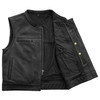  First Mfg - Lowrider Motorcycle Leather Vest 